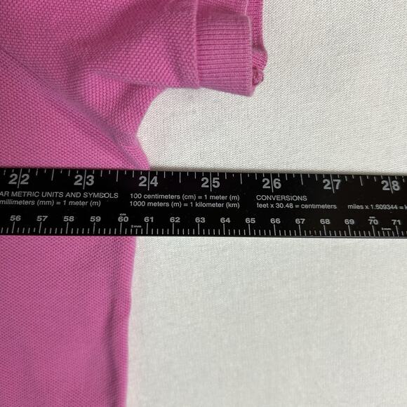 Polo by Ralph Lauren Polo Shirt Mens XL Golf Performance Logo Pink Custom Fit - Picture 5 of 7